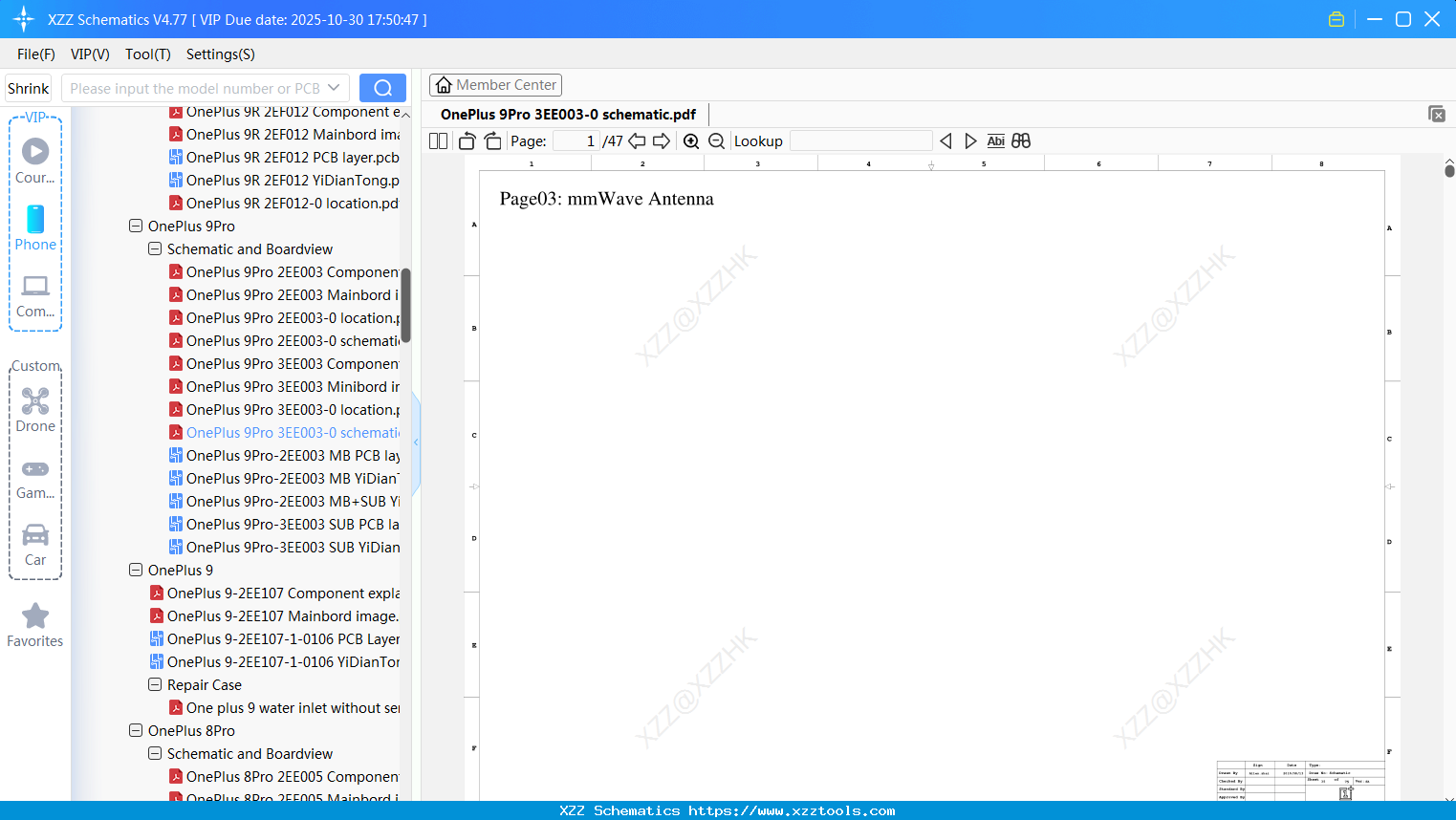 OnePlus 9Pro 3EE003-0 Schematic